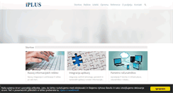 Desktop Screenshot of iplus.si